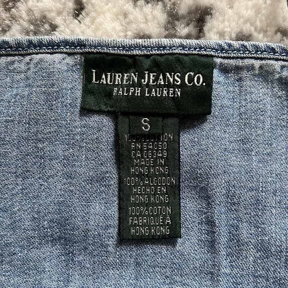Vintage Ralph Lauren Denim Top - Picture 3 of 3